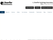 Tablet Screenshot of doerfleraudiology.com